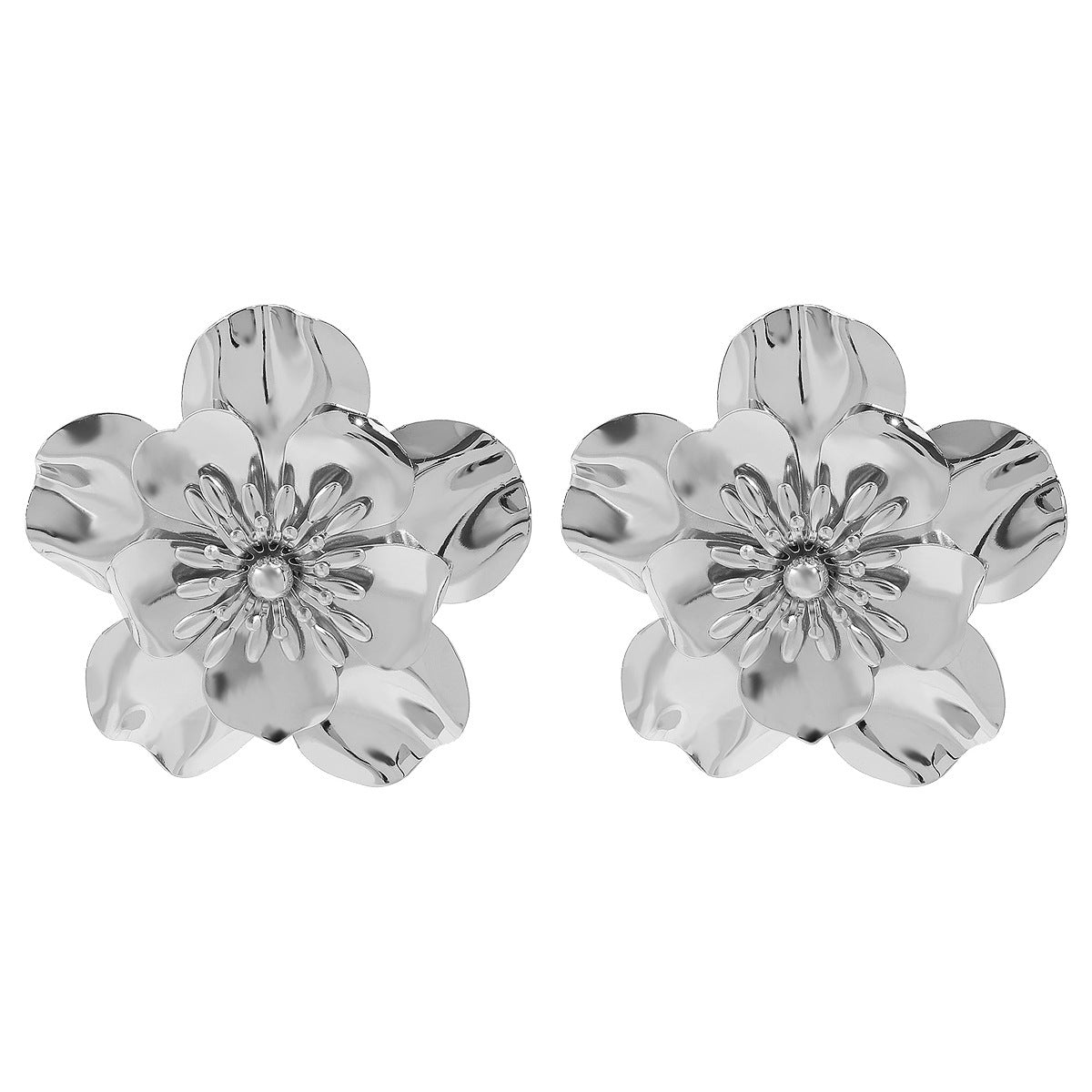 Fashion Vintage Flower Earrings Niche Design