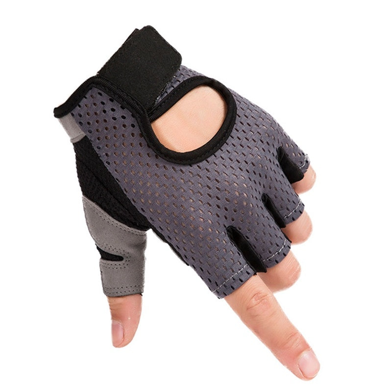 Half finger gloves sports fitness gloves outdoor riding non-slip wear gloves