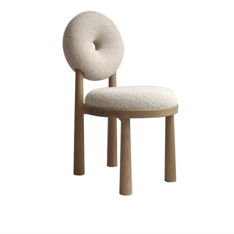 Berber Fleece Chair Home Dining Room Dining Chair Nordic Designer Chair Armchair Desk Chair Make-up Chair Cosmetic Chair