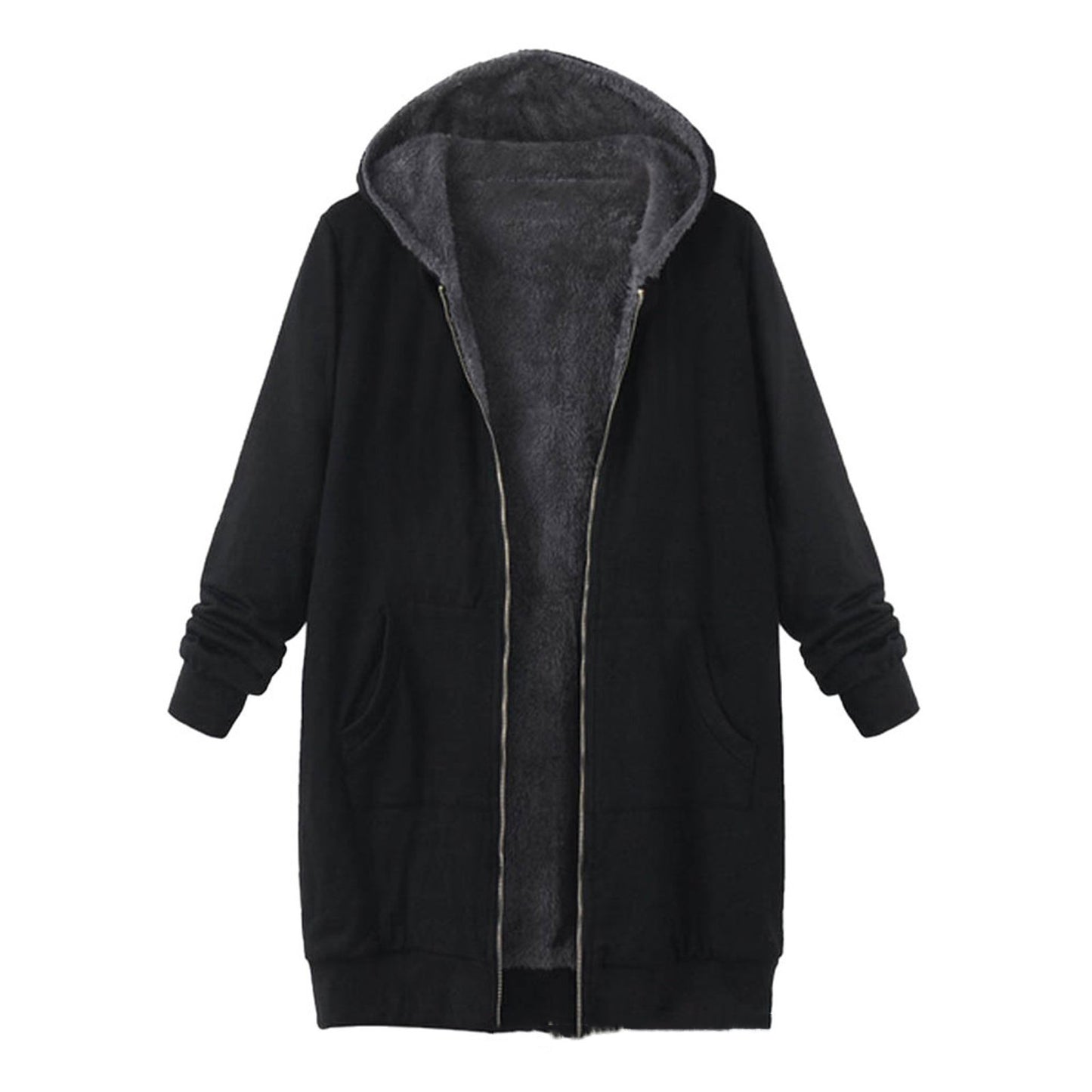 Thickened Sweater Cardigan Overcoat Coat