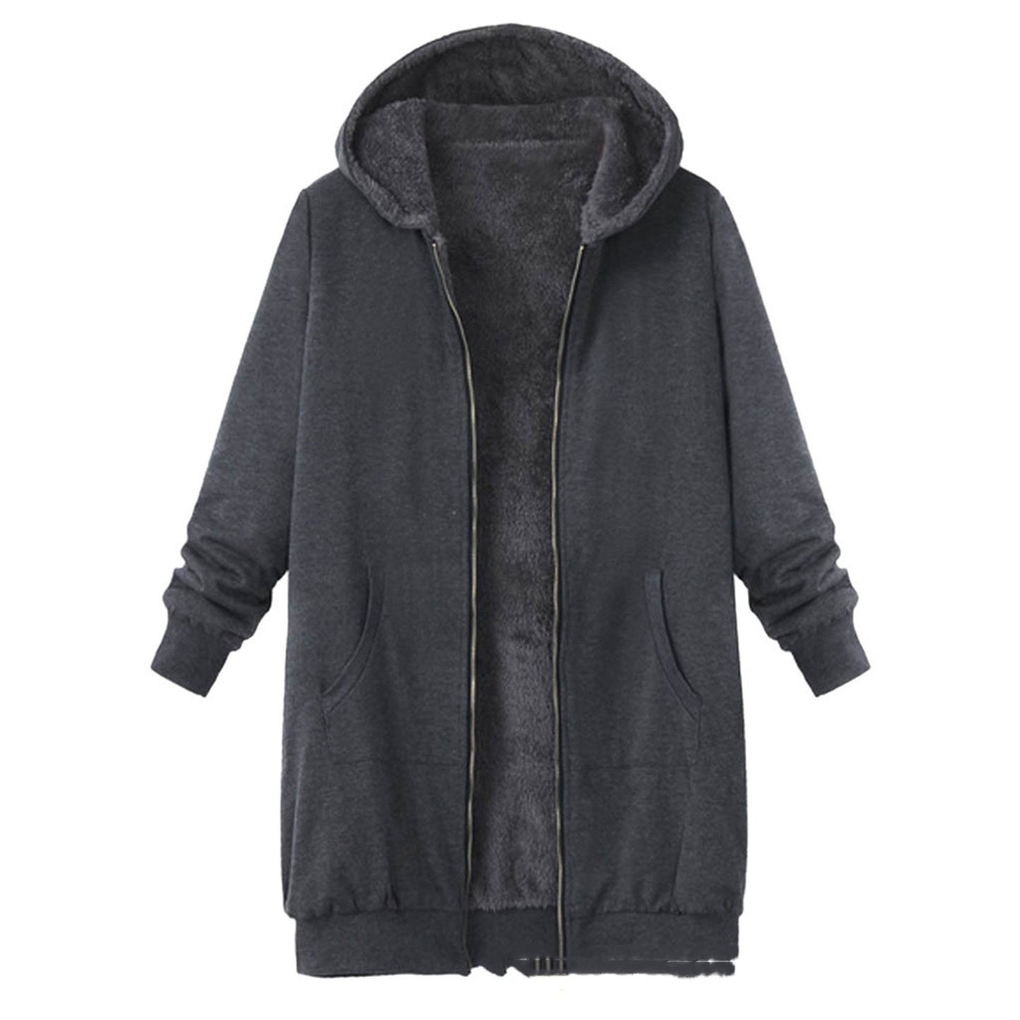 Thickened Sweater Cardigan Overcoat Coat