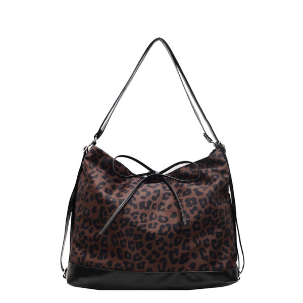 Leopard Print Personality Large Capacity Fashion Backpack Three-purpose - Image 5